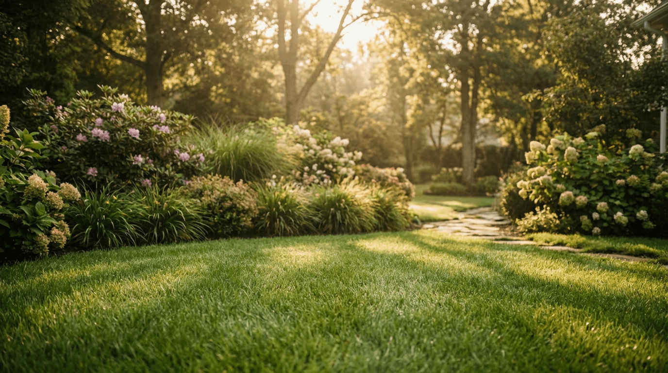 Clean yard after professional pet waste removal service