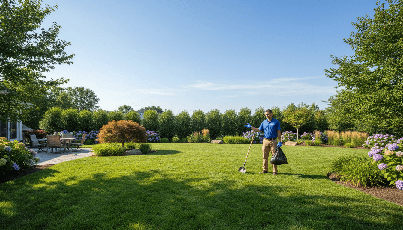 Bi-weekly pet waste removal